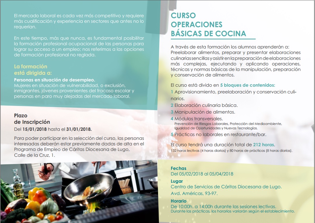 curso operacions basicas de cociña